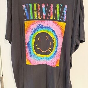 Torrid Nirvana Tie-Dye Graphic T-Shirt